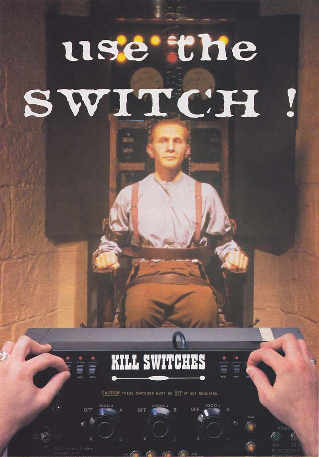 Intimidation kill switch — original marketing material